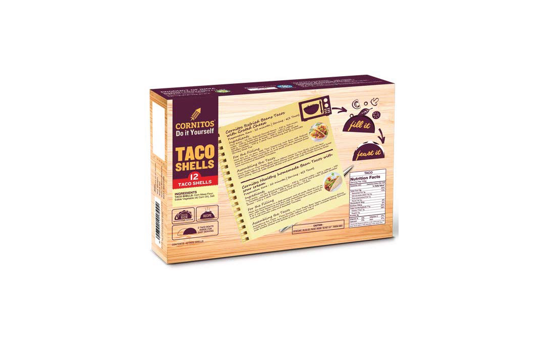 Cornitos Taco Shells Cocktail Size   Pack  80 grams